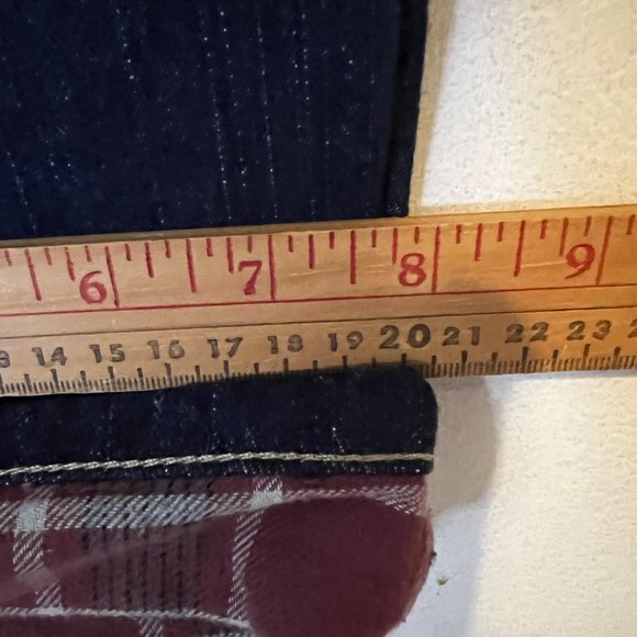 NEW Dickies Jeans Flannel Lined FD117SVB Straight Leg Dark Wash Work Pants Women - Picture 5 of 10